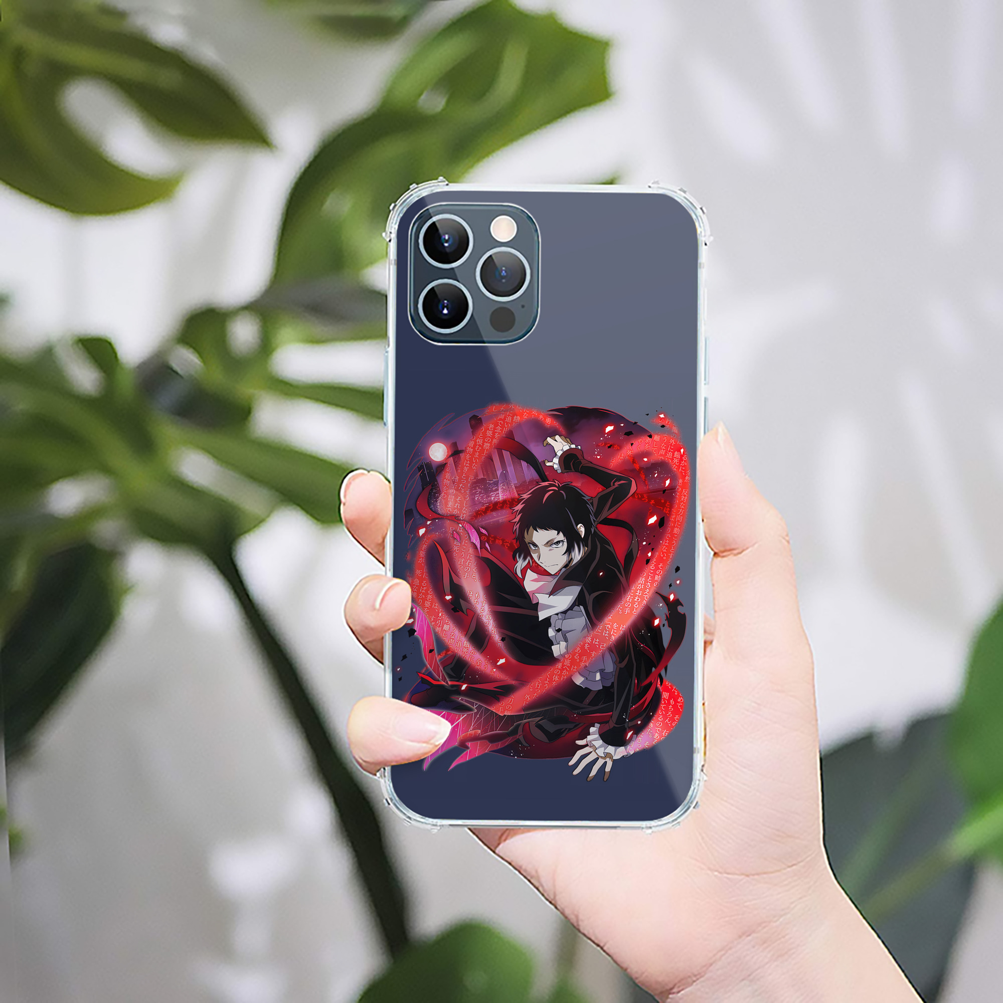 （画像用） 文豪ストレイドッグス Bungo Stray Dogs 【iPhone 12シリーズ対応】透明スマホケース（クリアソフトケース）